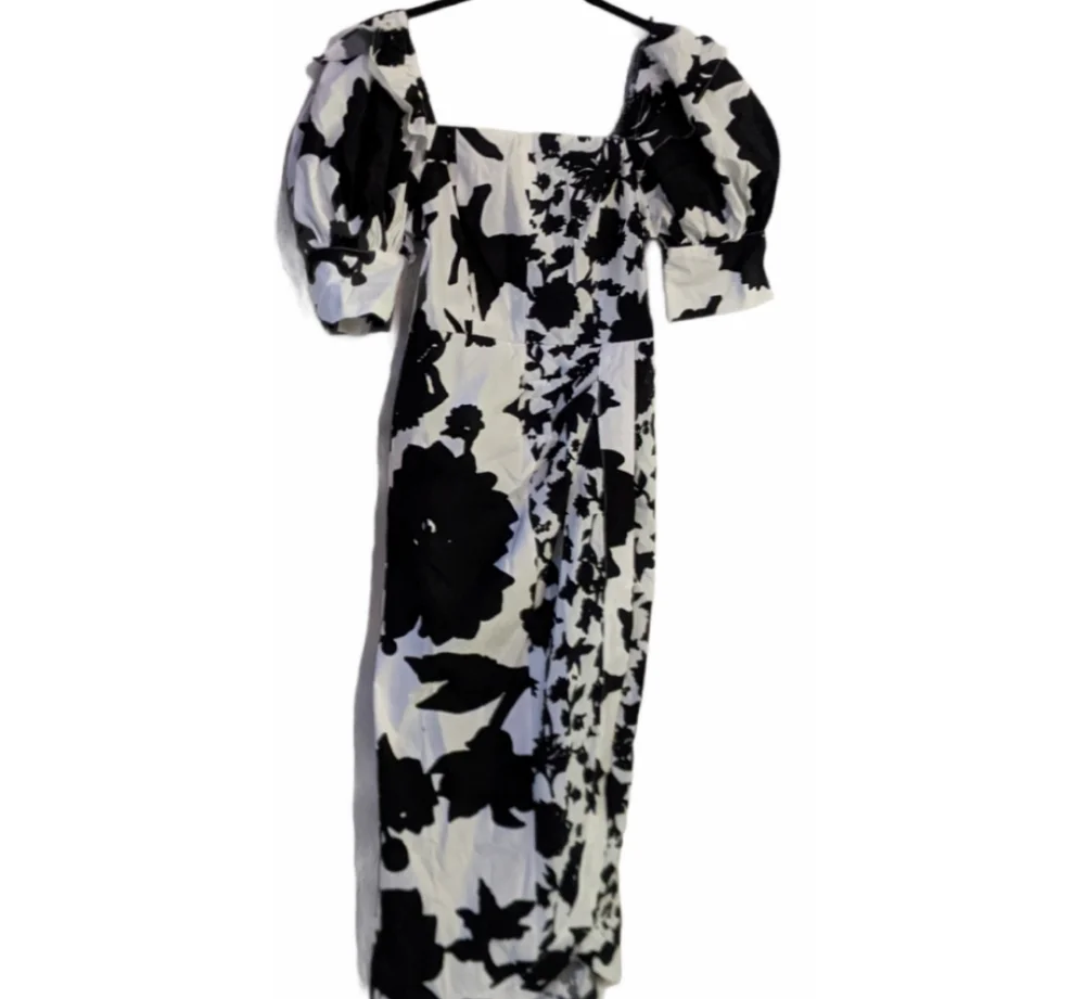 Christopher John Rogers Black White Dress sz. 4 - Picture 10 of 15